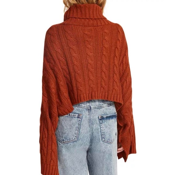 Revolve 🤎 Sloane Sweater in Mocha Bisque by Steve Madden size Medium 🤎 - Picture 12 of 12